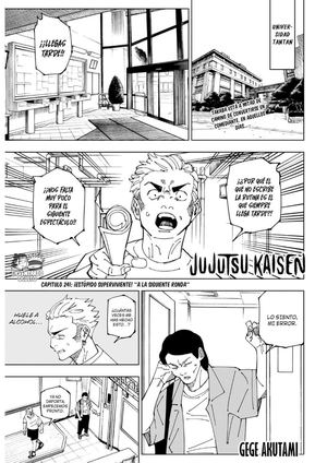 El capítulo 241 del manga de “Jujutsu Kaisen”