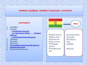 Төрөөбүт дойдум сылаас тыына