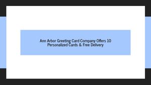 Ann Arbor Greeting Card Company Offers 10 Personalized Cards & Free Delivery
