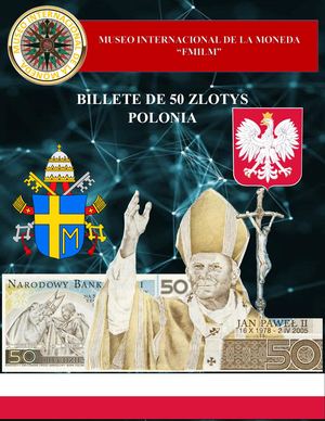 Billete De 50 Zloty De Polonia Museo Internacional De La Moneda