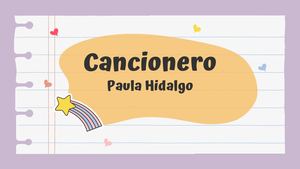 Cancionero Paula