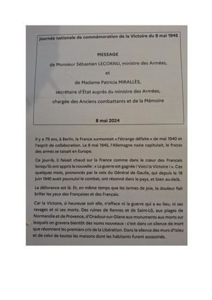 Message Du Ministre 240508