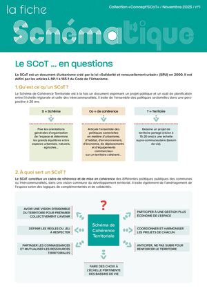 Fiche Schématique n° 1 - Collection "Concept'SCoT"