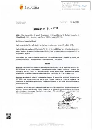 Parution Actes Administratifs (Décisions) (5)