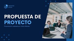 Presentacion Propuesta De Proyecto Corporativo Moderno Azul