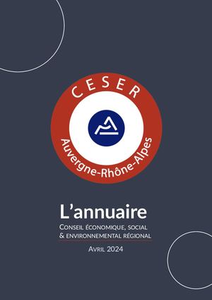 L'annuaire du CESER Auvergne-Rhône-Alpes