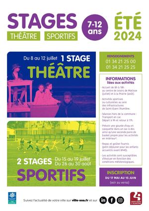 Stages été 2024