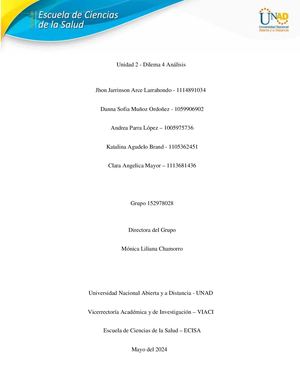 Caso Clínico Unidad 2 Dilema 4 Análisis (1)