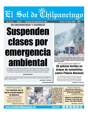 El Sol De Chilpancingo 14 Mayo 2024