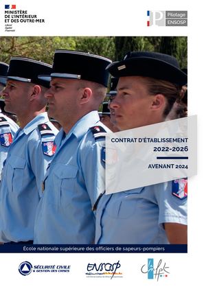 Ensosp-Contrat d'établissmenet 2022-2026