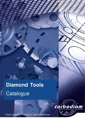 CARBODIAM Diamond Tools Catalog