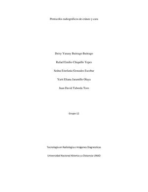 Protocolos Radiográficos De Cráneo Y Cara