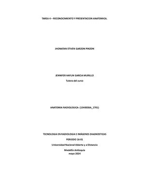 Calaméo - Tarea 4 – Reconocimiento Y Presentacion Anatomica Jhonatan Garzon