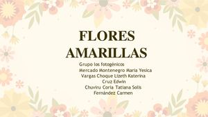 Flores Amarillas