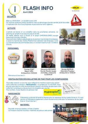 Flash Info 2024 04