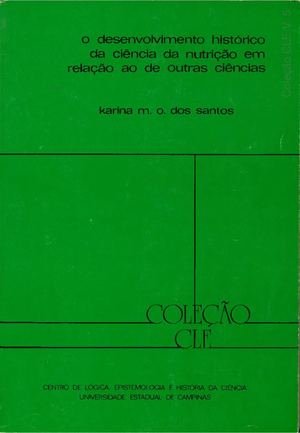 O Desenvolvimento Histórico da Ciência da Nutrição em Relação ao de Outras Ciências