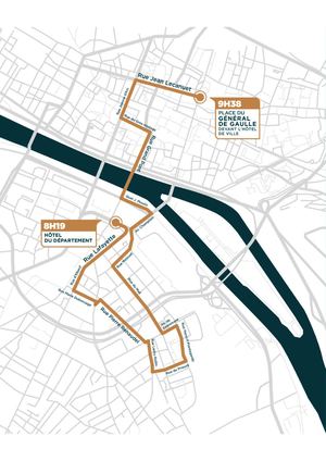 Passage de la Flamme olympique à Rouen - © Département de Seine-Maritime