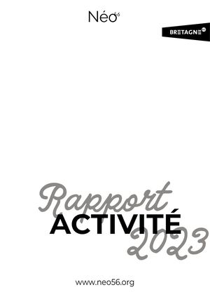 Rapport Activité Néo56 2023