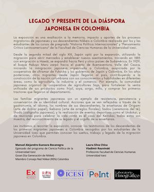 Historias de vida de las familias japoneses en Colombia