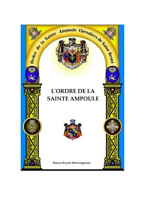 Ordre de la Sainte Ampoule