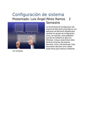 Configuración De Sistema