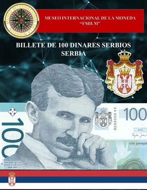 Billete De 100 Dinares Serbios De Serbia Musseo Internacional De La Moneda