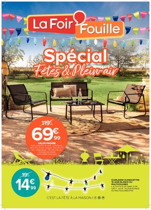 Catalogue - La Foir'Fouille : Spécial Fêtes & Plein Air - Mai 2024