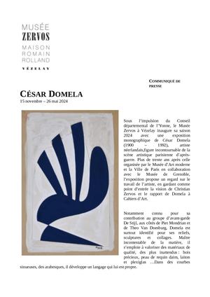 Musée Zervos - César Domela