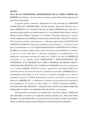 Caso Puente San Isidro