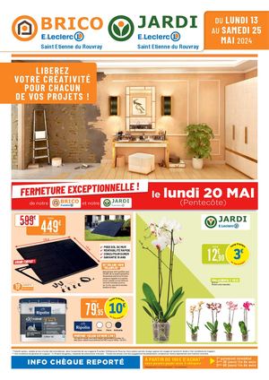 Catalogue Brico Jardi E.LECLERC MAI 2024