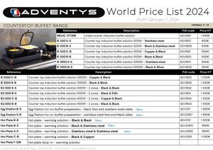 Adventys Price List 2024
