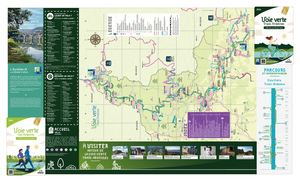 Carte Voie verte Trans-Ardennes & Voie verte Sud-Ardennes