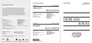 Programme de salle 01/06