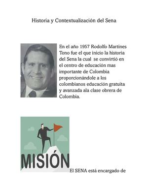 Historia Y Contextualización Del Sena
