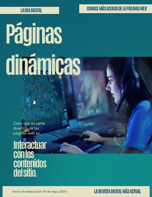 Revista Páginas Web Dinámicas