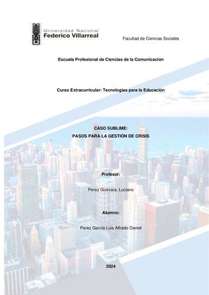 Plan De Crisis