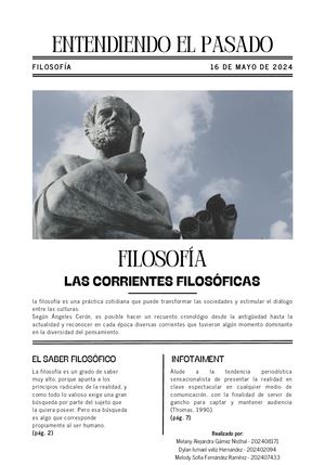 Periódico Entendiendo El Pasado