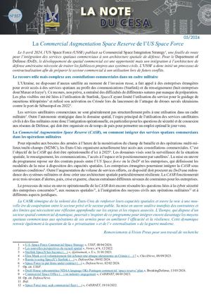 LA NOTE DU CESA N°557