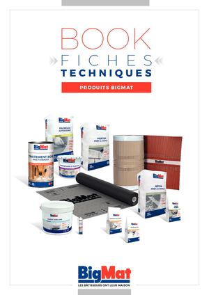 Book Produits Bigmat Fiches Techniques 0524