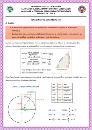 Funciones Trigonometricas Tic