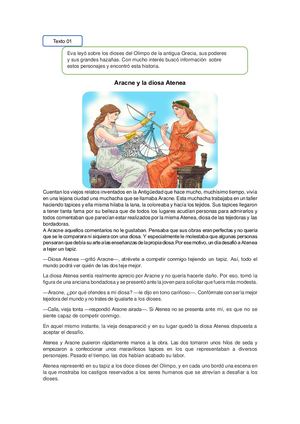 Aracne Y La Diosa Atenea