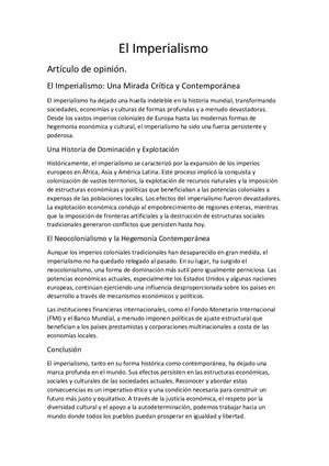 Revista El Imperialismo