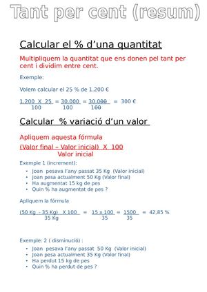 Tant Per Cent Casos Inversos