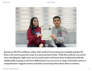 BUY IELTS CERTIFICATE WITHOUT EXAM