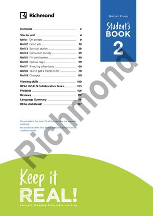 Keep it REAL! Student's Book Andalusia