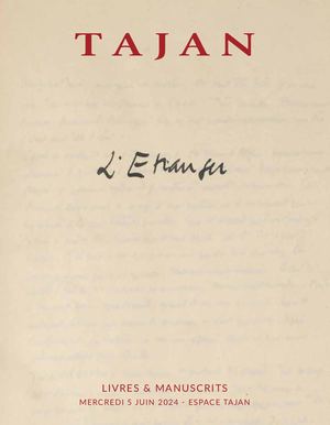 LIVRES & MANUSCRITS