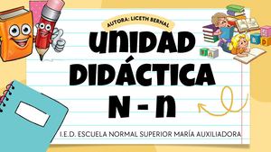 Guía Didáctica Letra N
