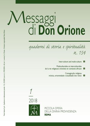 Messaggi Di Don Orione N 154 1 2018
