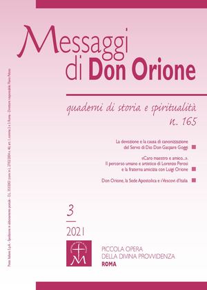 Messaggi Di Don Orione N 165 - 3 2021