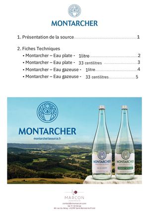 Présentation De La Source Montarcher Fiches Techniques